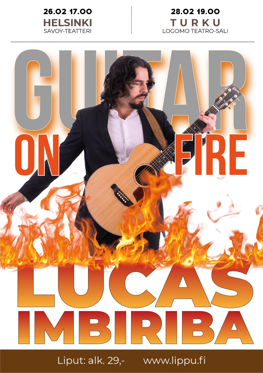 Lucas Imbiriba. Guitar on Fire!